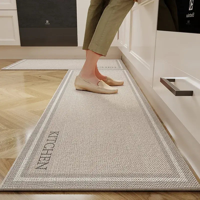 Tapis de Cuisine Antidérapant Enfant & Famille – absorption