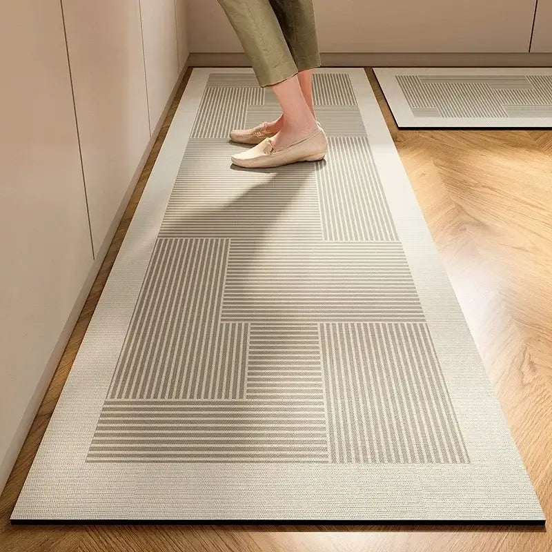 Tapis de Cuisine Antidérapant Moderne – Design Imprimé