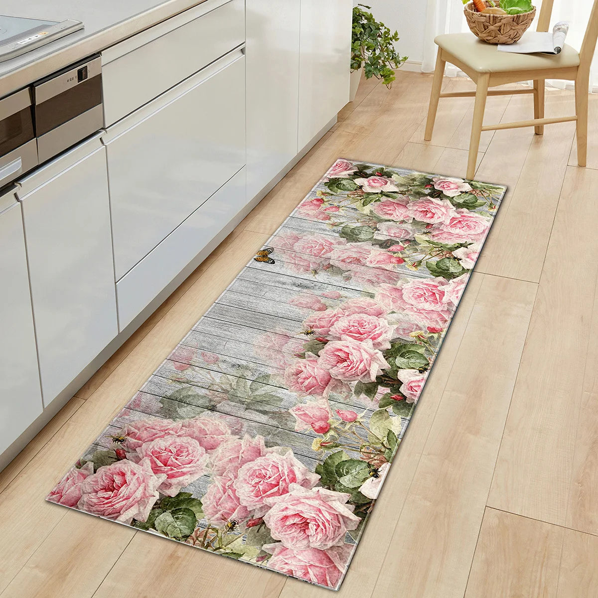 Tapis de Cuisine Lavable en Machine | Antidérapant & Confort Textile design
